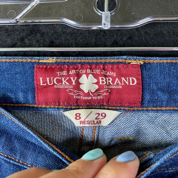 Lucky Brand Womens Jeans Blue Mid Rise Sofia Boot Stretch 8/29 - Picture 4 of 13